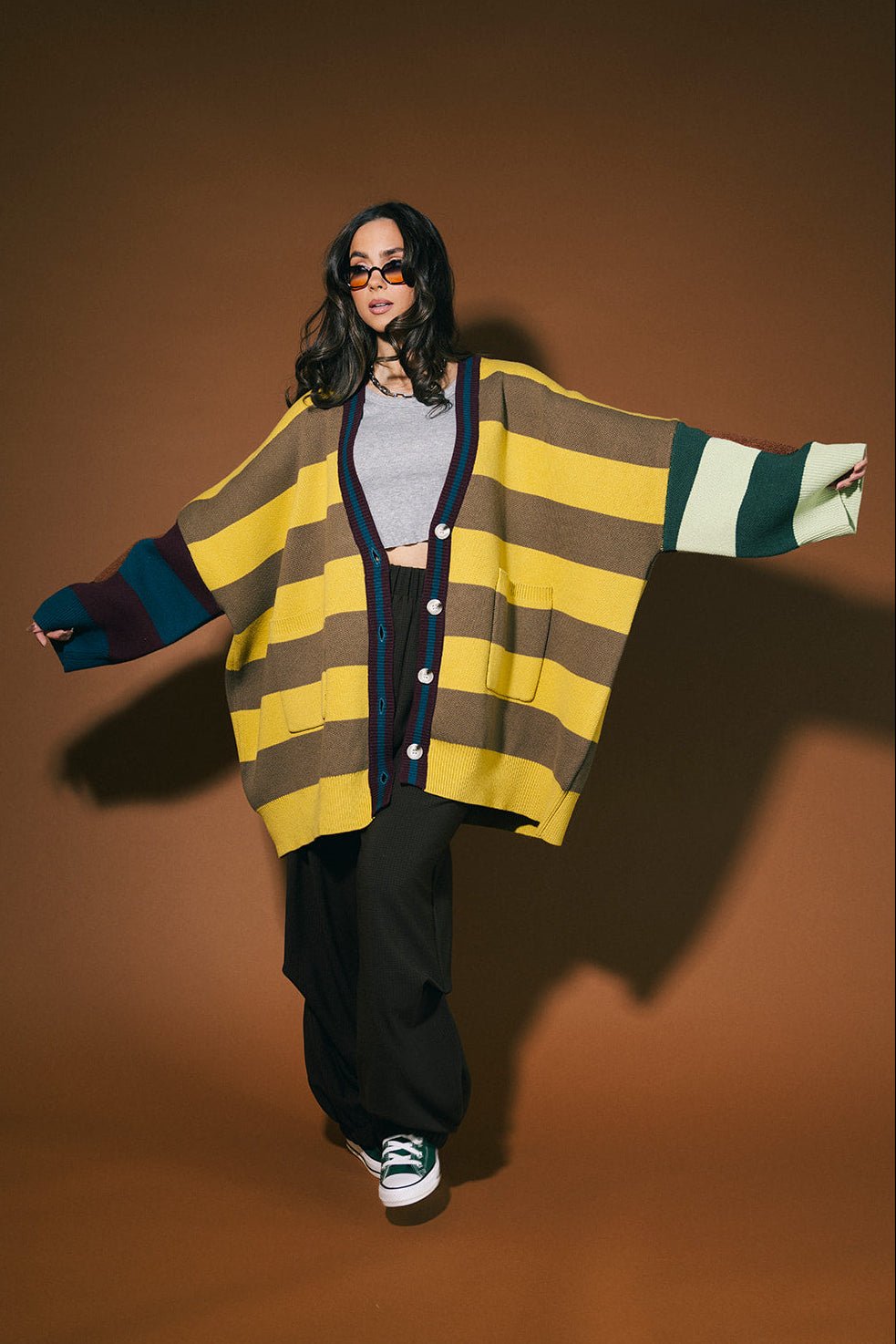 Your Grandpa Wears Lala Oversized Cardigan - Dressed in Lala