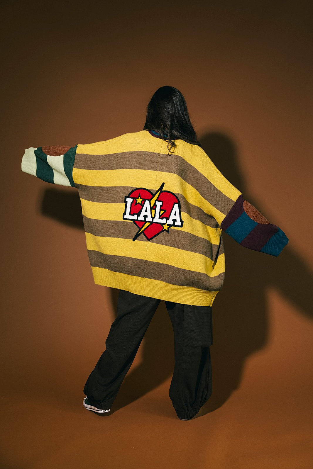 Your Grandpa Wears Lala Oversized Cardigan - Dressed in Lala