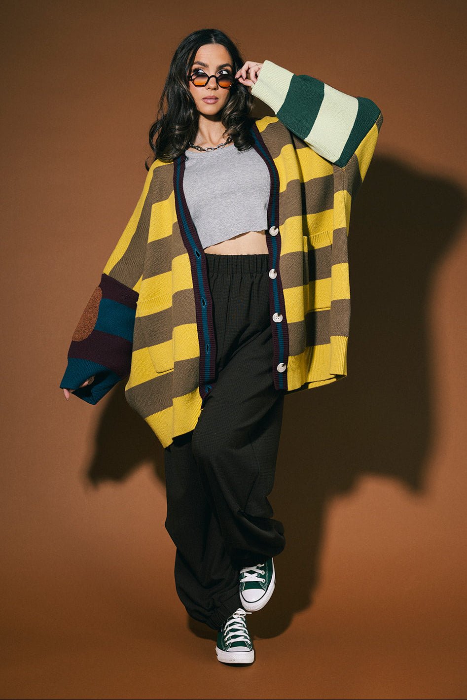 Your Grandpa Wears Lala Oversized Cardigan - Dressed in Lala