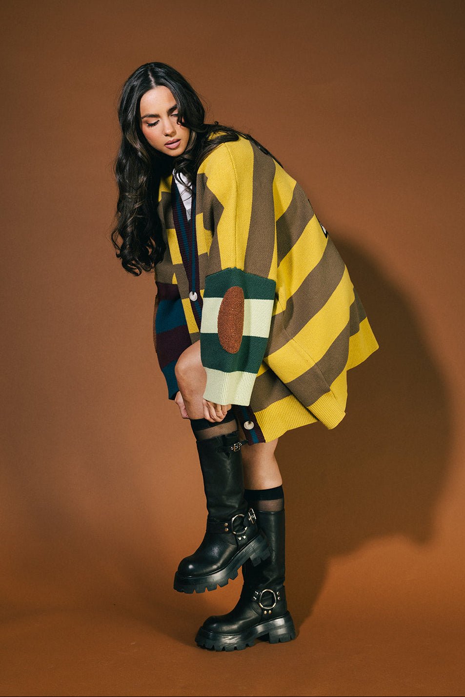 Your Grandpa Wears Lala Oversized Cardigan - Dressed in Lala