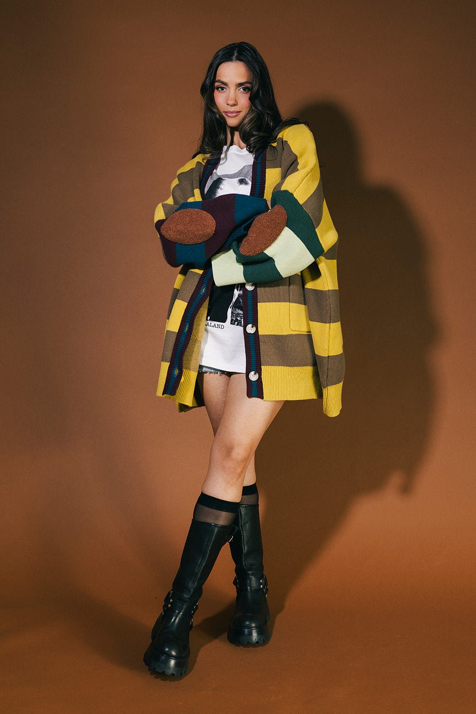 Your Grandpa Wears Lala Oversized Cardigan - Dressed in Lala