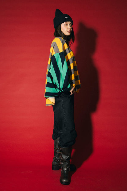 Your Mom Goes To College Oversized Chopped Sweatshirt - Dressed in Lala