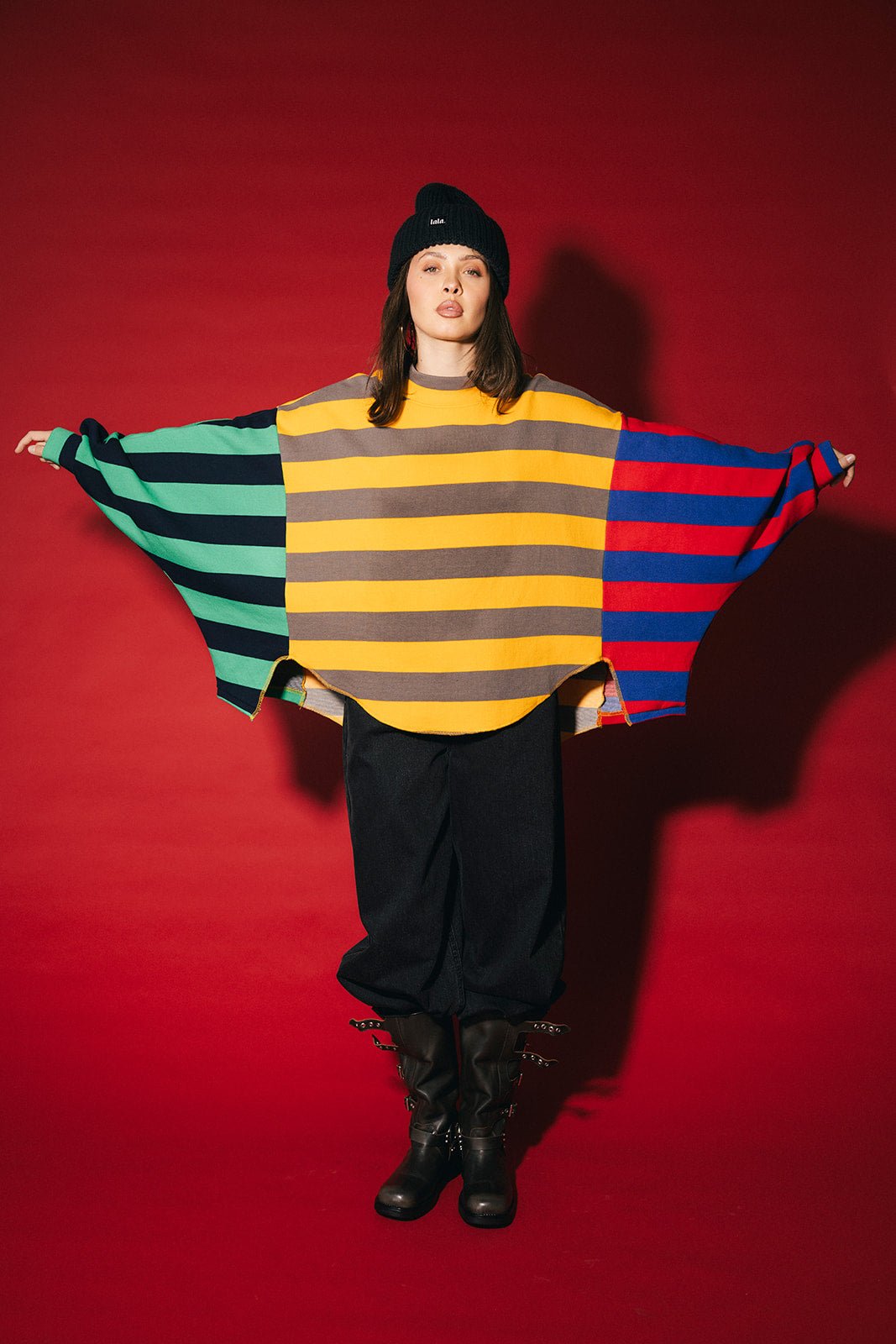 Your Mom Goes To College Oversized Chopped Sweatshirt - Dressed in Lala