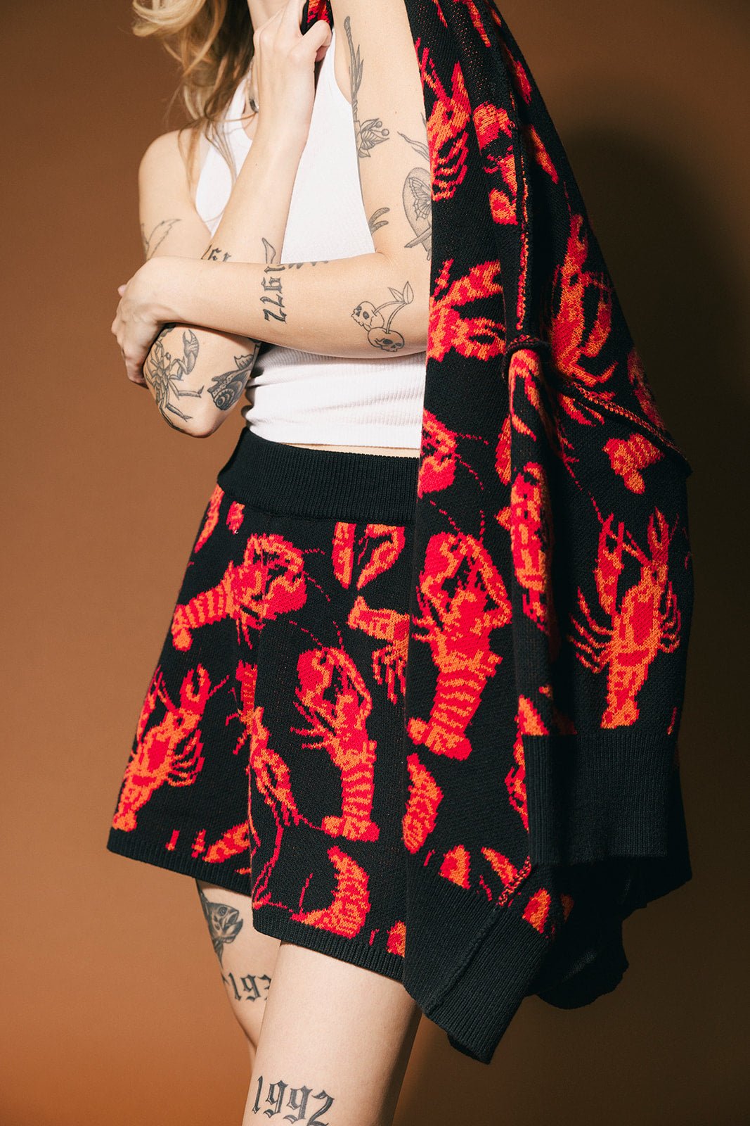 You’re My Lobster Knit Shorts - Dressed in Lala