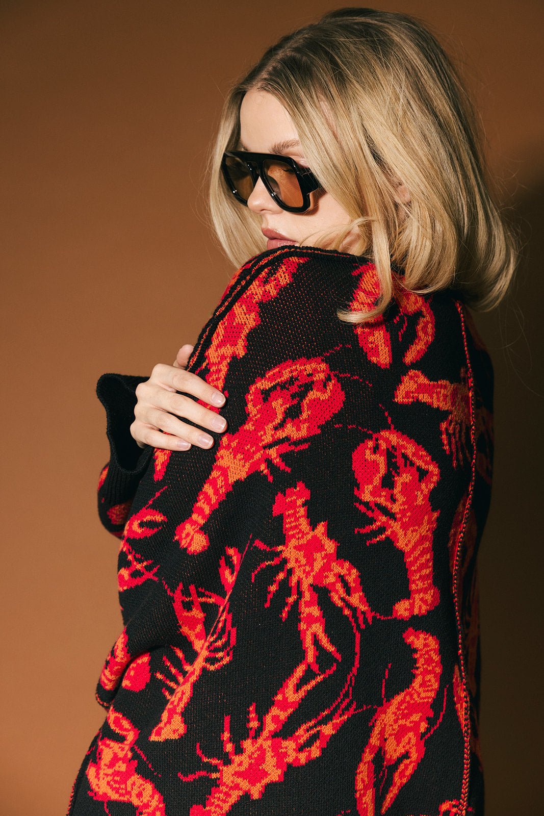 You’re My Lobster Oversized Cardigan - Dressed in Lala