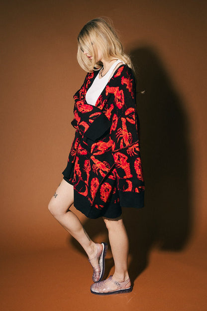 You’re My Lobster Oversized Cardigan - Dressed in Lala