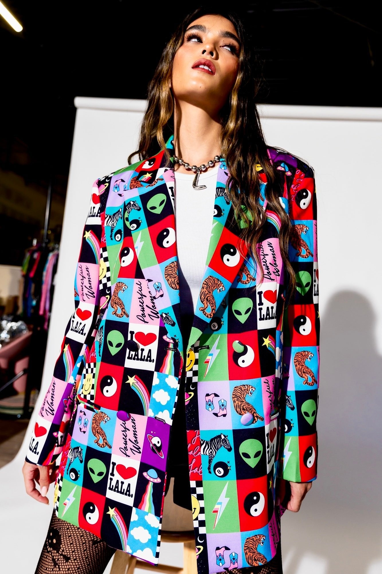Make Me Wanna Lala Boyfriend Blazer in Be Yourself