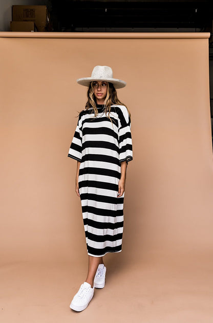 Ozzy Dress in Stripes