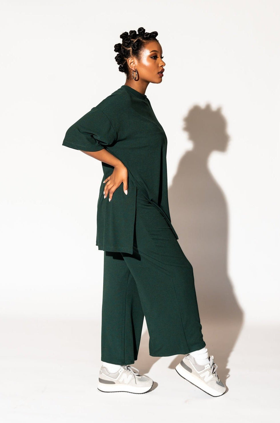 Lex Ribbed Playsuit in Emerald *RESTOCKED* Dressed in Lala