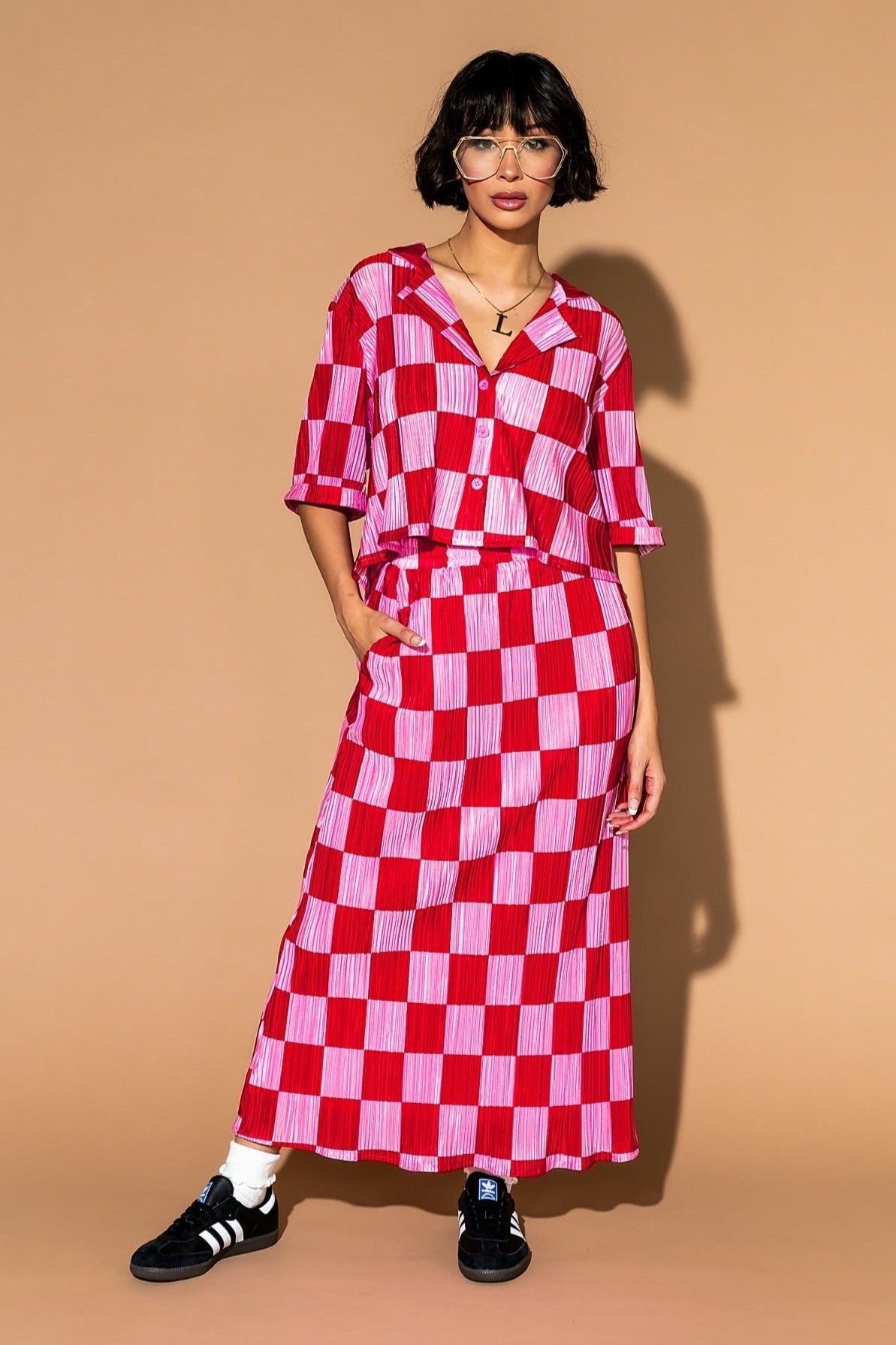 lala plisse sets Dressed in Lala