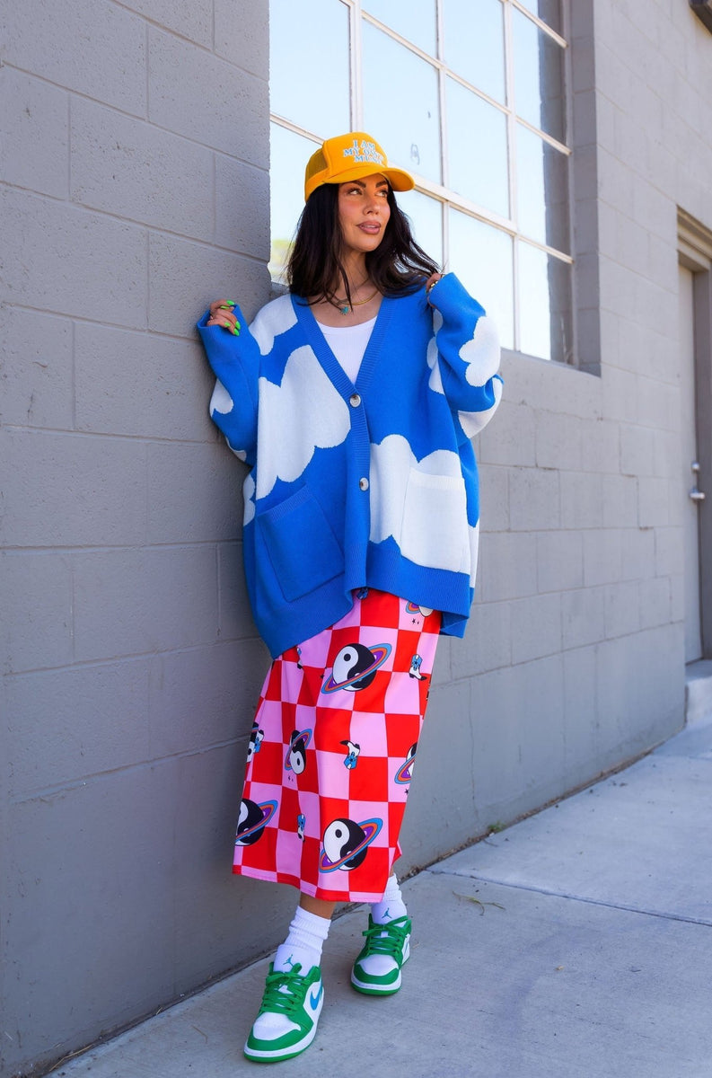 Head in the Clouds Oversized Cardigan Dressed in Lala