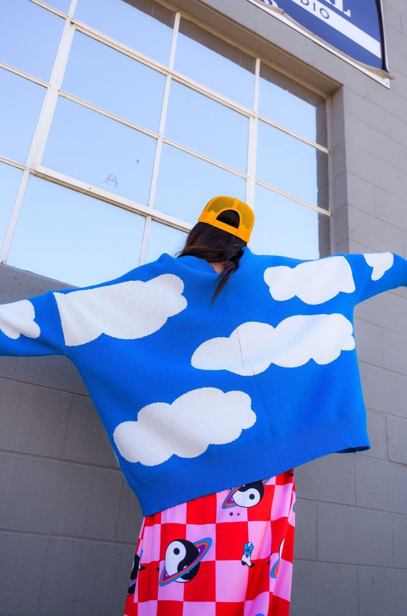 Head in the Clouds Oversized Cardigan Dressed in Lala