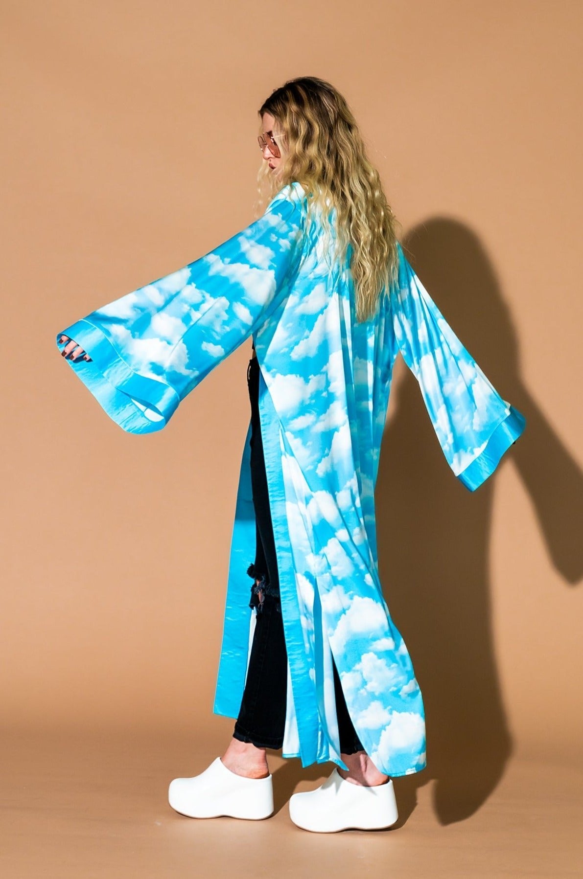 Good Karma Kimono in Cloud Nine