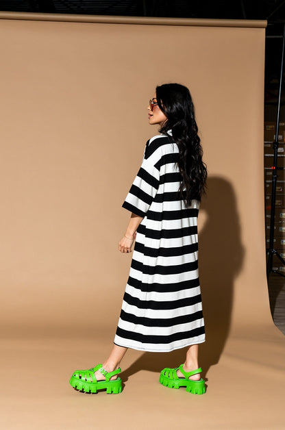 Ozzy Dress in Stripes