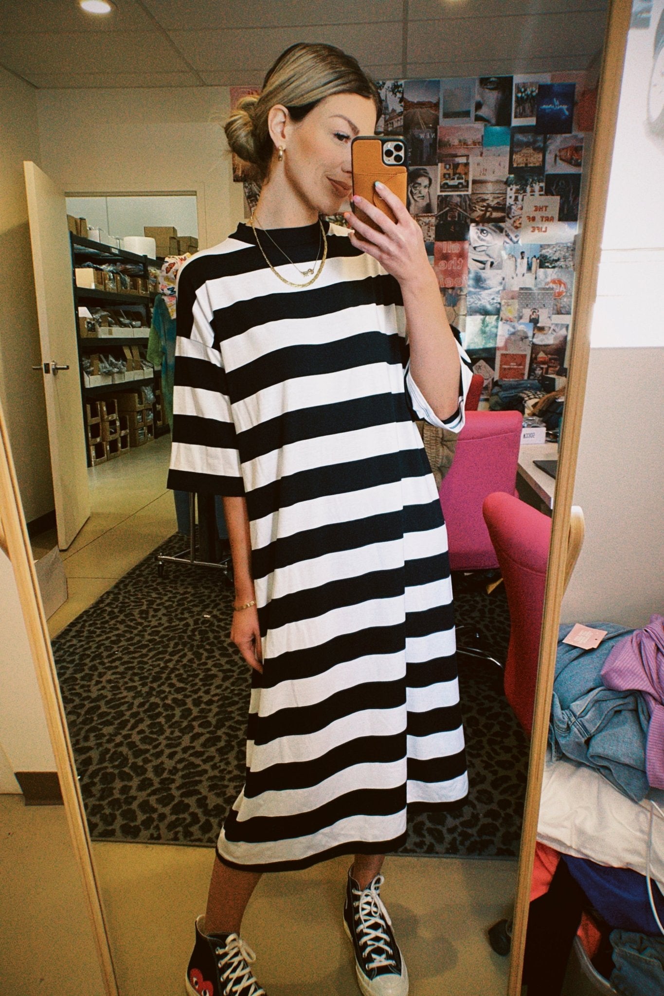 Ozzy Dress in Stripes