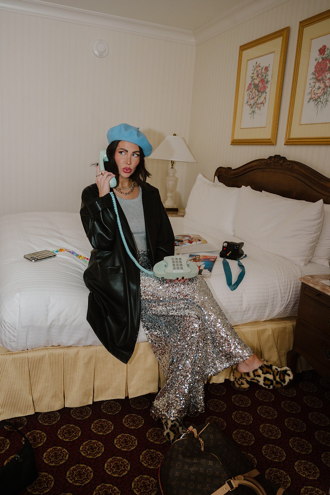 LALA ORIGINAL: Disco Fever Sequin Trousers - Dressed in Lala