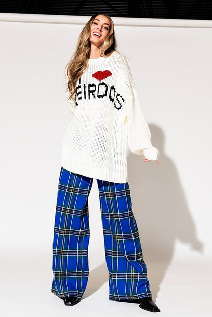 LALA ORIGINAL: I Love Weirdos Slouchy Knit - Dressed in Lala
