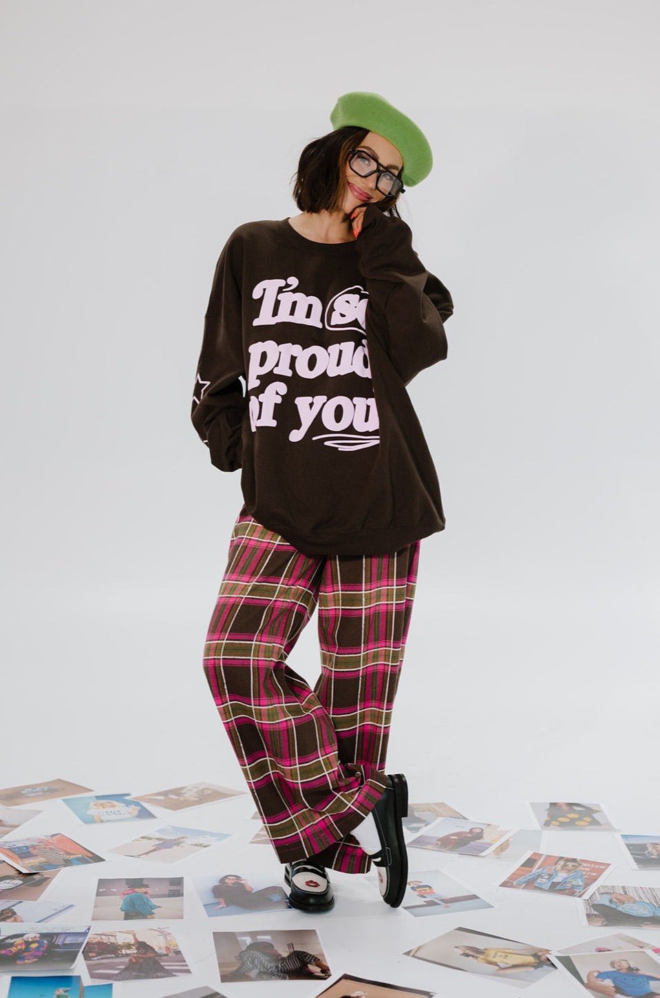 LALA ORIGINAL: I'm So Proud Of You Oversized Pullover - Dressed in Lala