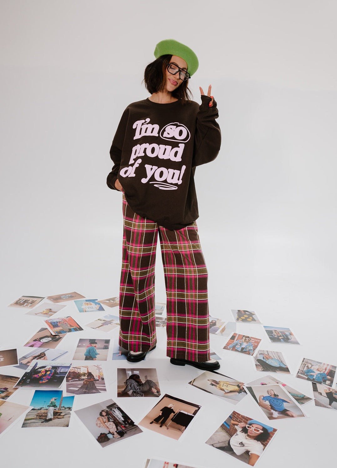 LALA ORIGINAL: I'm So Proud Of You Oversized Pullover - Dressed in Lala