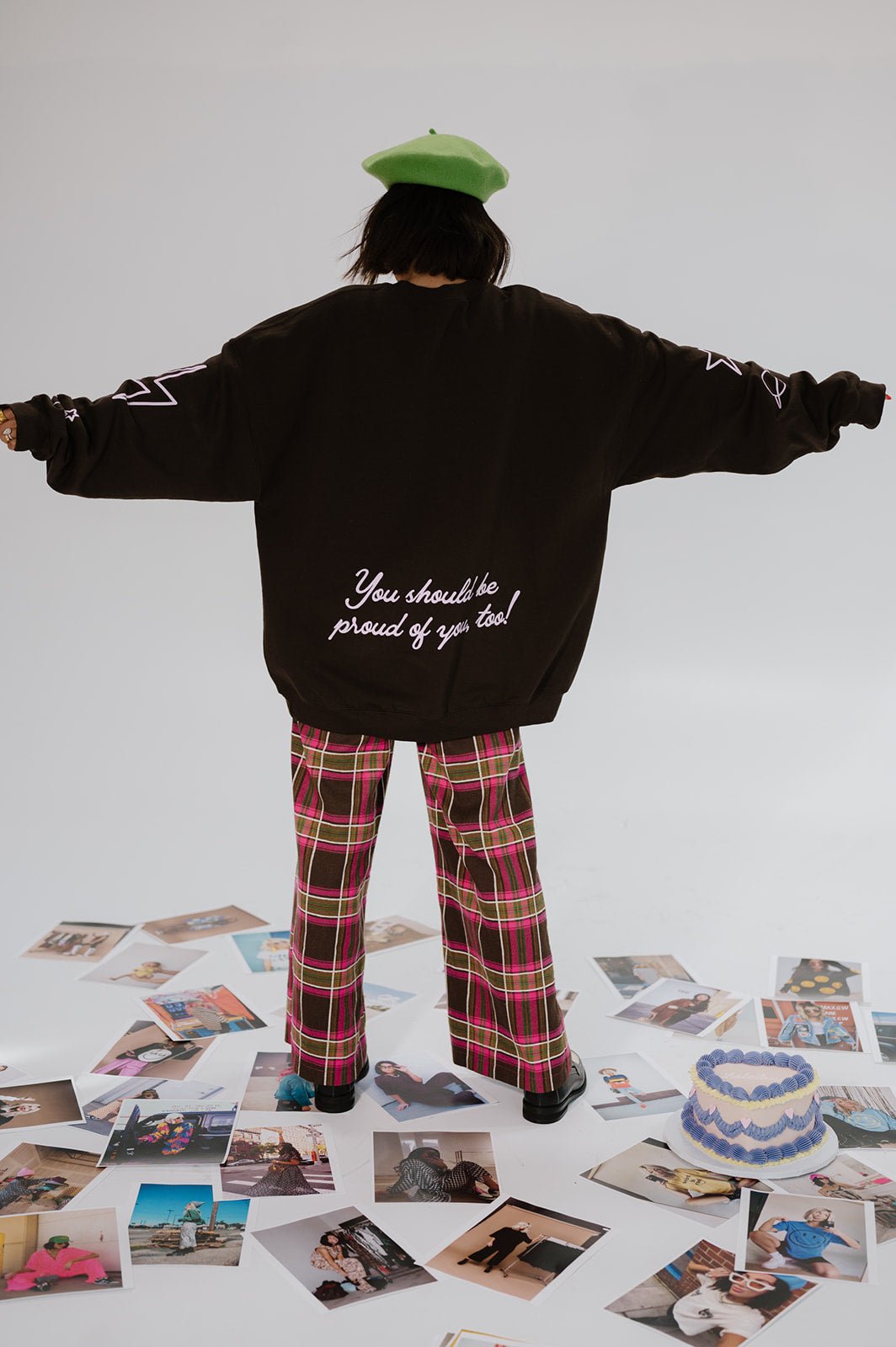 LALA ORIGINAL: I'm So Proud Of You Oversized Pullover - Dressed in Lala