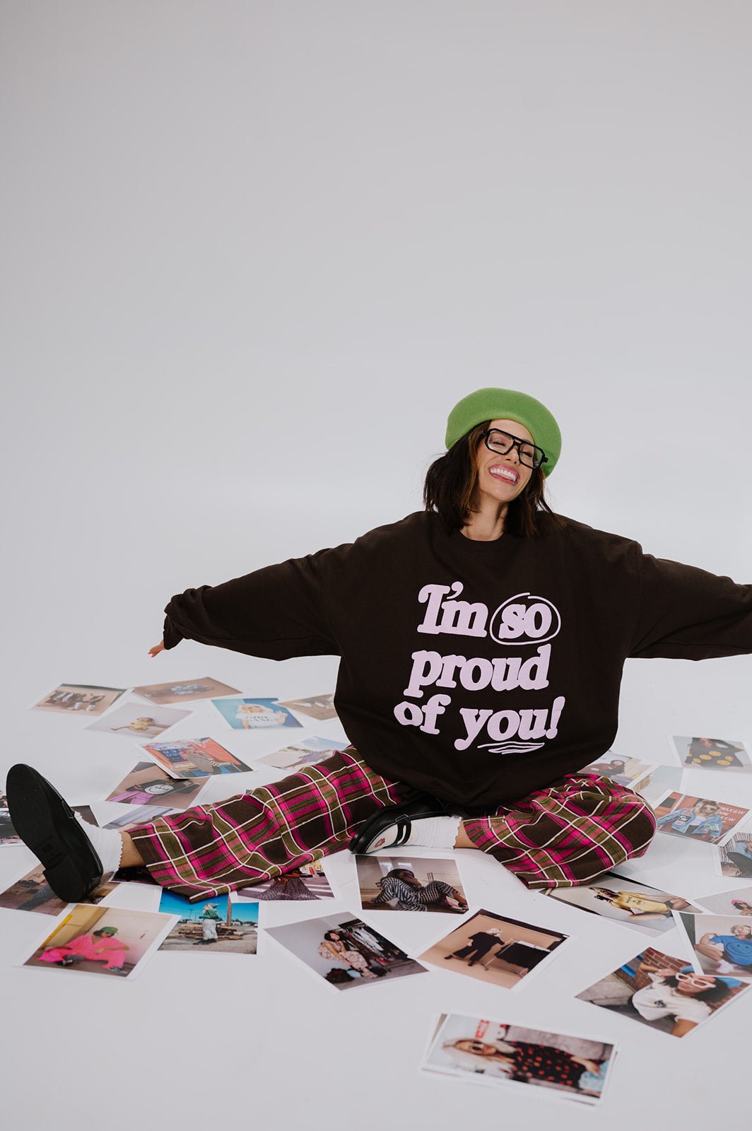 LALA ORIGINAL: I'm So Proud Of You Oversized Pullover - Dressed in Lala