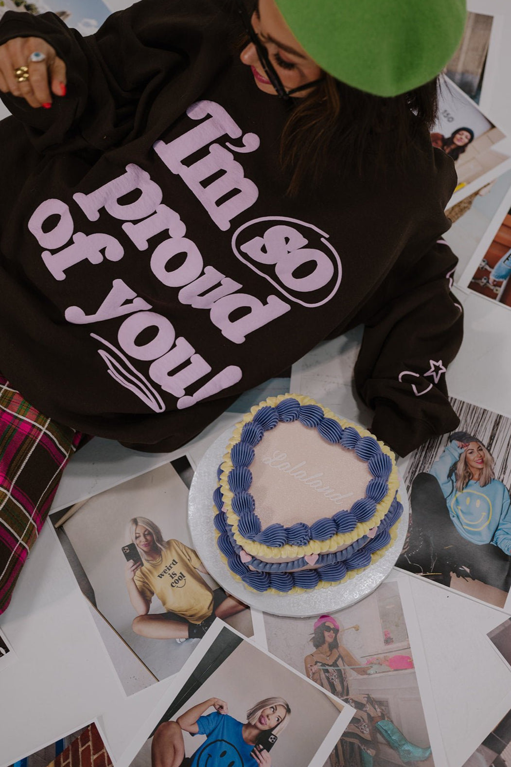 LALA ORIGINAL: I'm So Proud Of You Oversized Pullover - Dressed in Lala