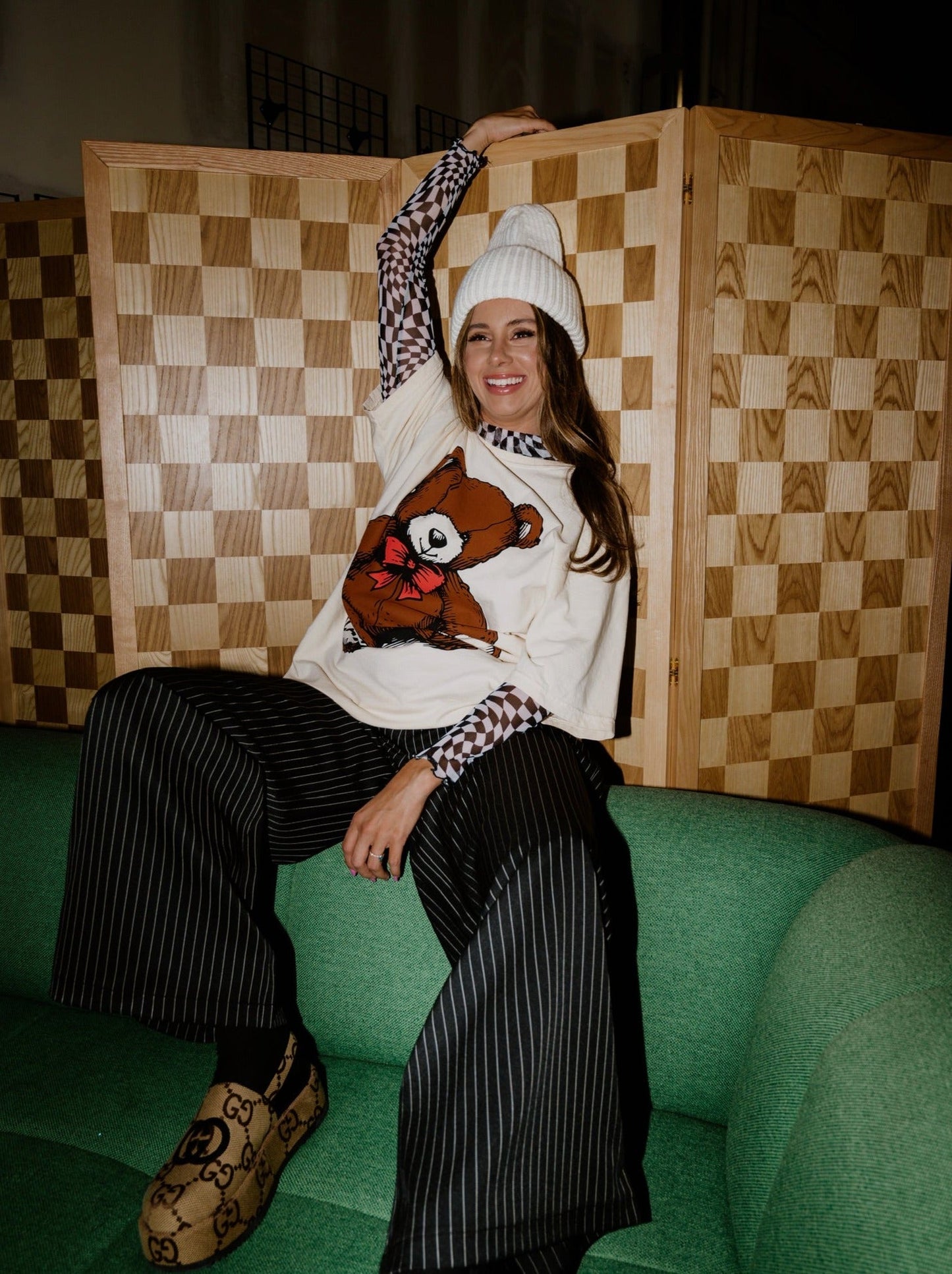 LALA ORIGINAL: Inner Child Oversized Teddy Tee - Dressed in Lala