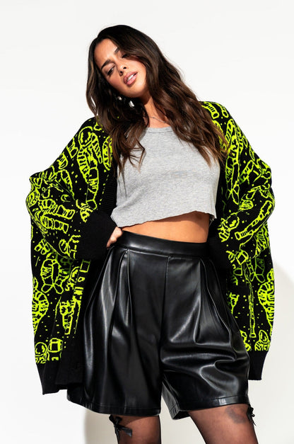 LALA ORIGINAL: Interstellar Oversized Cardigan - Dressed in Lala