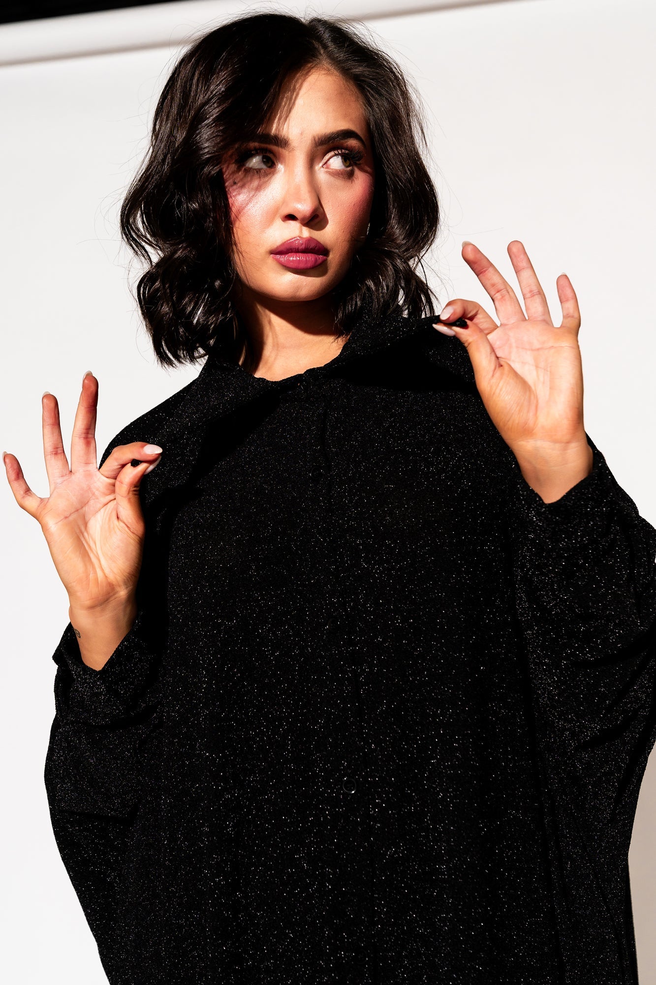 New Romantics Oversized Dress in Disco Sparkle Dressed in Lala