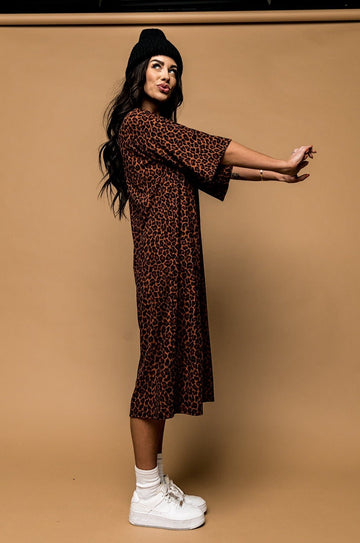 Ozzy Dress in Leopard
