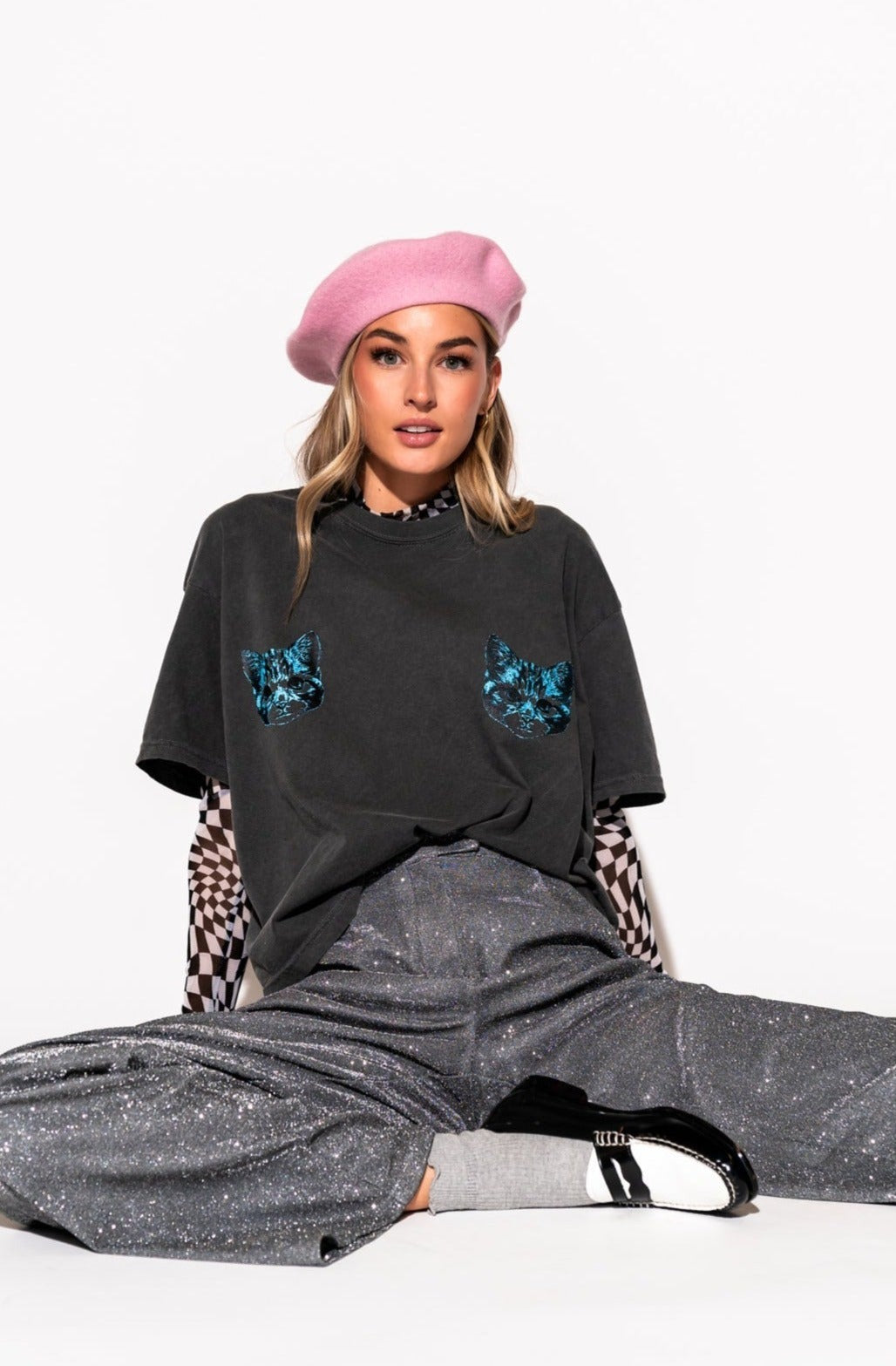 LALA ORIGINAL: Show Me Your Kitties Tee (But Make it Edgy) - Dressed in Lala