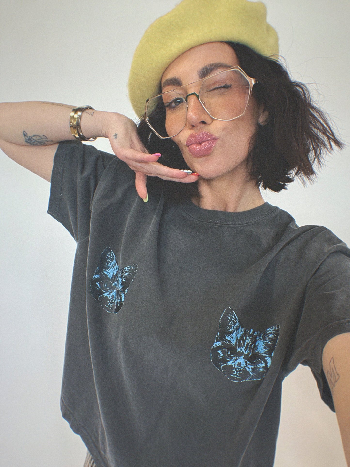 LALA ORIGINAL: Show Me Your Kitties Tee (But Make it Edgy) - Dressed in Lala