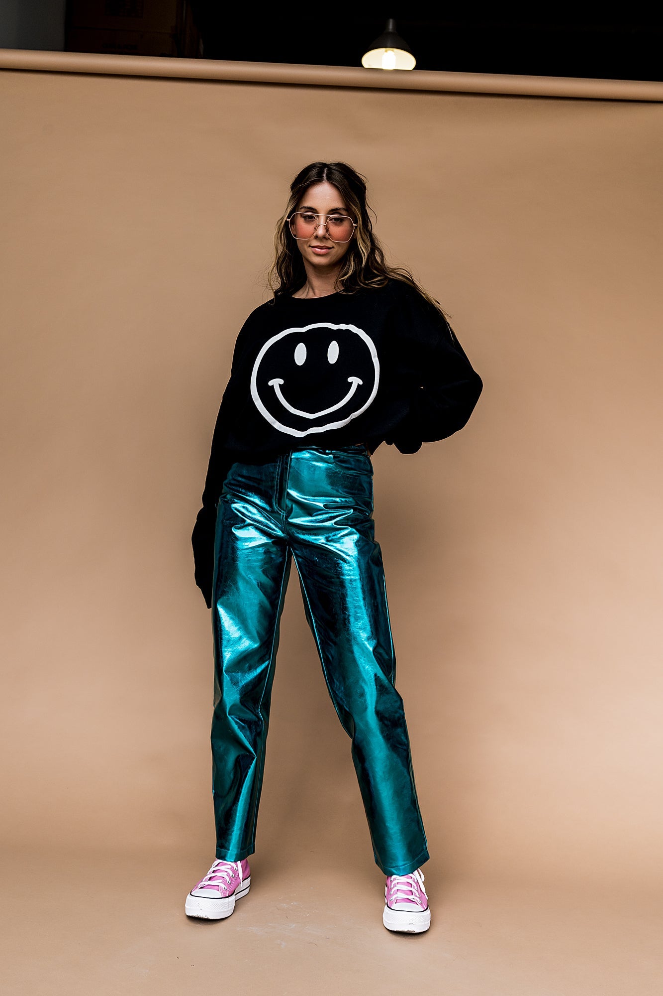 LALA ORIGINAL: The World Needs Your Magic Puff Print Pullover in Black/White *RESTOCKED* - Dressed in Lala