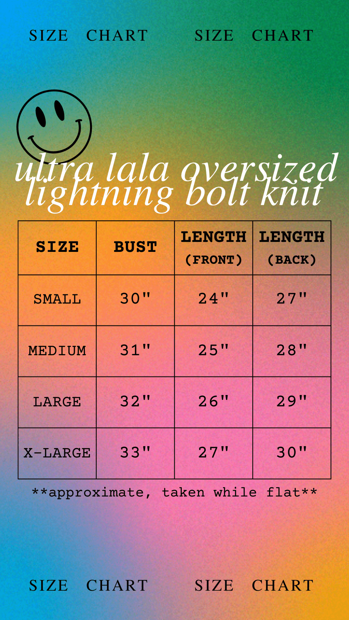 LALA ORIGINAL: Ultra Lala Oversized Lightning Bolt Knit in Jade - Dressed in Lala